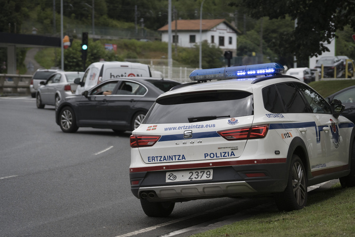 La Ertzaintza había centrado su búsqueda en la capital guipuzcoana, donde había desplegado numerosos efectivos. (Gorka RUBIO/FOKU)
