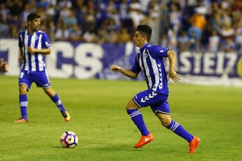 Manu García Alonso regresa al Alavés con la idea de ser más protagonista que en su primera etapa. (ALAVÉS)