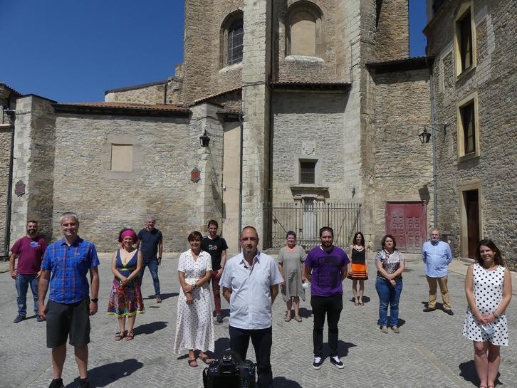 Gasteizko batzarrean parte hartu duten EH Bilduko kideak. (EH BILDU GASTEIZ)