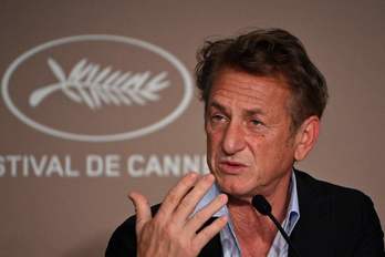 Sean Penn en el Festival de Cannes. (John MACDOUGALL / AFP)