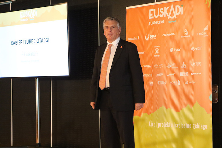 Xabier Iturbe, expresidente de Kutxa y presidente de Euskaltel. (Oskar MATXIN EDESA/FOKU)