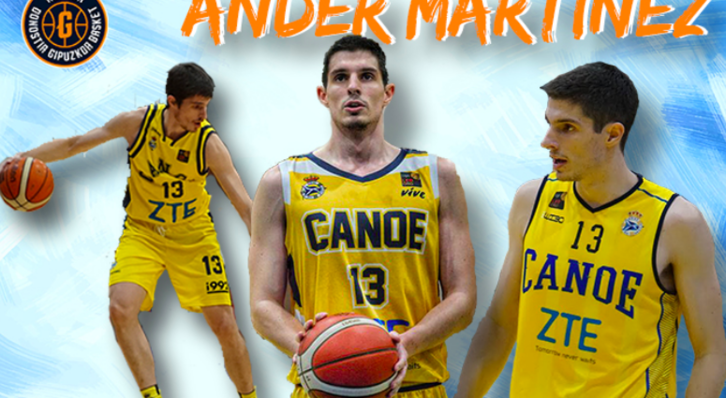 Ander Martínez nuevo jugador de Gipuzkoa Basket.