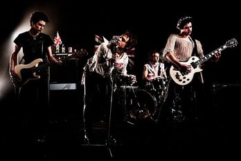 Imagen de la serie que Danny Boyle está rodando sobre Sex Pistols. (FX)