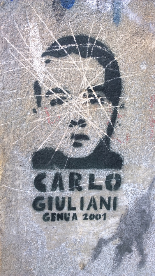 Mural en recuerdo del joven activista.