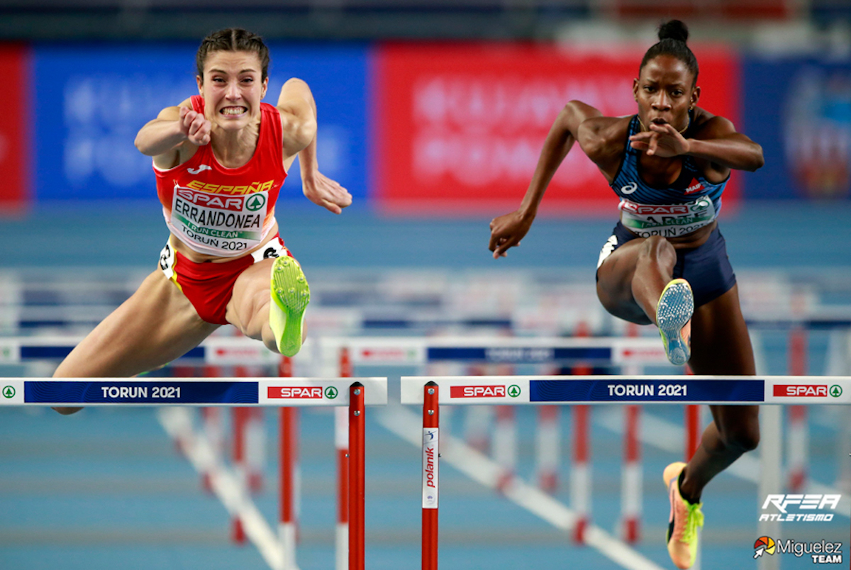 Teresa Errandonea, en el Campeonato europeo. (RFEA)