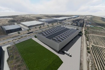 Recreación del «Brain Mirroring Center (BMC)» que se está construyendo en el municipio alavés de Guardia. (Aeternal Mentis)