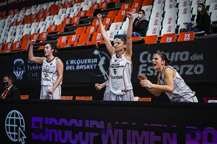 Lointek Gernika Bizkaia vivió varios de sus mejores momentos de la pasada campaña en la Women Eurocup. (FIBA BASKETBALL)
