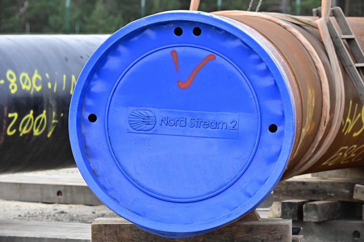 El gasoducto Nord Stream 2 está casi terminado. (Tobias SCHWARZ/AFP)