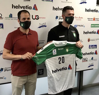 Arthur Pereira ha sido presentado hoy en Iruñea (ANAITASUNA)