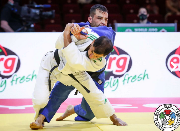 El judoka argelino Fethi Nourine, durante el Campeonato del Mundo celebrado en Hungría. (Federación Internacional de JUdo)