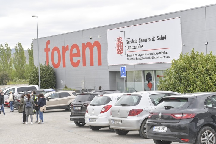 Forem, centro vacunación de Nafarroa. (Idoia ZABALETA/FOKU)