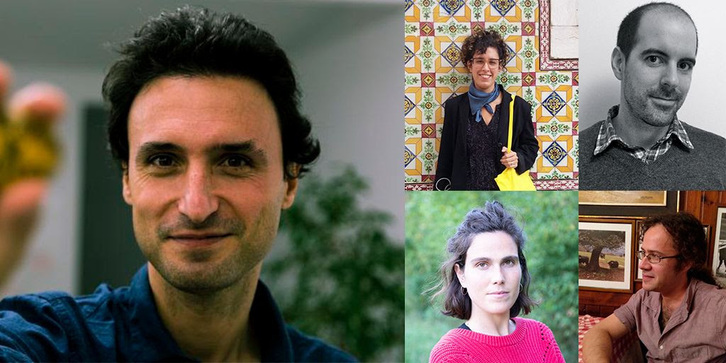 Manuel Asin zuzendari artistiko berria, ezkerrean, eta batzordeko partaidea. (PUNTO DE VISTA)