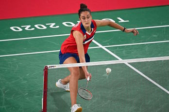 Azurmendi, gaurko partidan jo eta ke (Alexander NEMENOV / AFP)