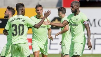 Primer once presentado por Marcelino en el estreno con derrota ante el St. Gallen suizo. (@AthleticClub)