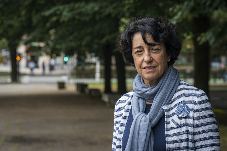 Maialen Garmendia, profesora de Sociología de la UPV. (Gorka RUBIO/FOKU)