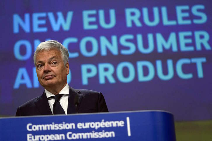 El comisario europeo de Justicia,  Didier Reynders. (FRANCISCO SECO / AFP)