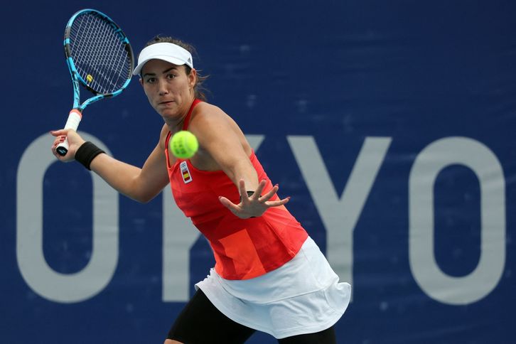 Garbiñe Muguruza ya está en cuarto de final de los Juegos. (Giuseppe CACACE / AFP)