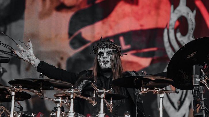 Joey Jordison, durante su etapa como batería de Slipknot. (Slipknot)