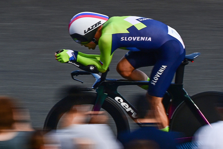 Primoz Roglic ha sido el más fuerte desde el inicio y ha sido muy superior en la segunda vuelta al circuito. (Ina FASSBENDER/AFP)