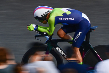 Primoz Roglic ha sido el más fuerte desde el inicio y ha sido muy superior en la segunda vuelta al circuito. (Ina FASSBENDER/AFP)