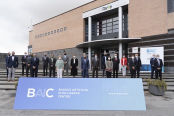 Adimen Artifizialeko BAIC Euskal Zentroaren eraketa ekitaldia Miñaon. (Raul BOGAJO/FOKU)