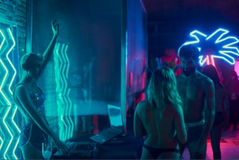 Interior del Club Paradiso, un local de intercambios sexuales. (NAIZ)
