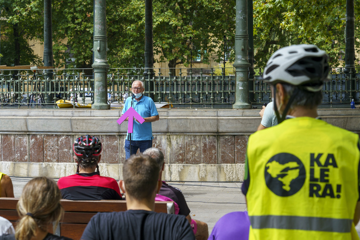 Joseba Azkarraga Sareren bozeramailea. (Gorka RUBIO/FOKU)