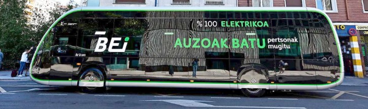 Imagen del Bus Eléctrico Inteligente. (AYUNTAMIENTO DE VITORIA-GASTEIZ)