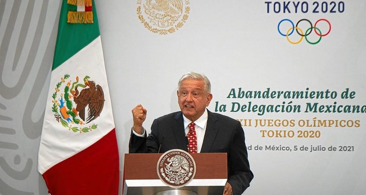 El presidente de México, Andrés Manuel López Obrador. (Claudio CRUZ/AFP)