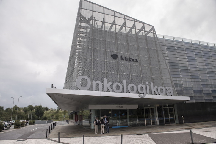 Vista exterior del edificio del infrautilizado Onkologikoa de Donostia. (Gorka RUBIO/FOKU)