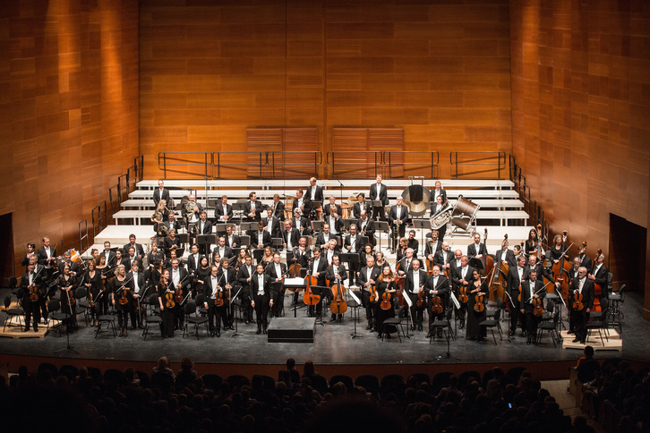 La Orquesta Filarmónica de Luxemburgo clausuró la 78 edición de la Quincena Musical en 2017. (Iñigo IBÁÑEZ/QUINCENA MUSICAL)