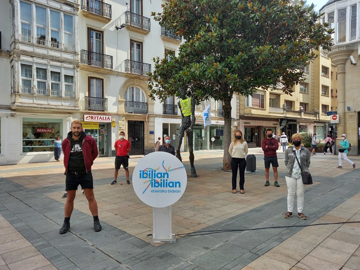 Rueda de prensa ofrecida por Sare en Gasteiz. (SARE)
