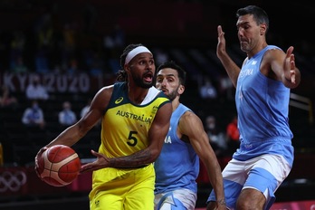 La Australia de Mills le ha dado el cambio de guardia a una Argentina hundida. (Thomas COEX / AFP PHOTO)