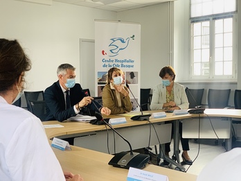 Jean-Bernard Cazenave, Maritxu Blanzaco et Sylvie Durruty. © Iurre BIDEGAIN