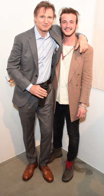 Liam Neeson actúa en la película con su hijo Micheál Richardson. (NAIZ)