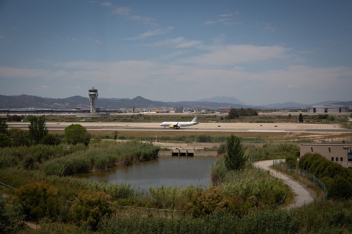 El espacio natural protegido de La Ricarda, junto al aeropuerto del Prat. (David ZORRAKINO/EUROPA PRESS)