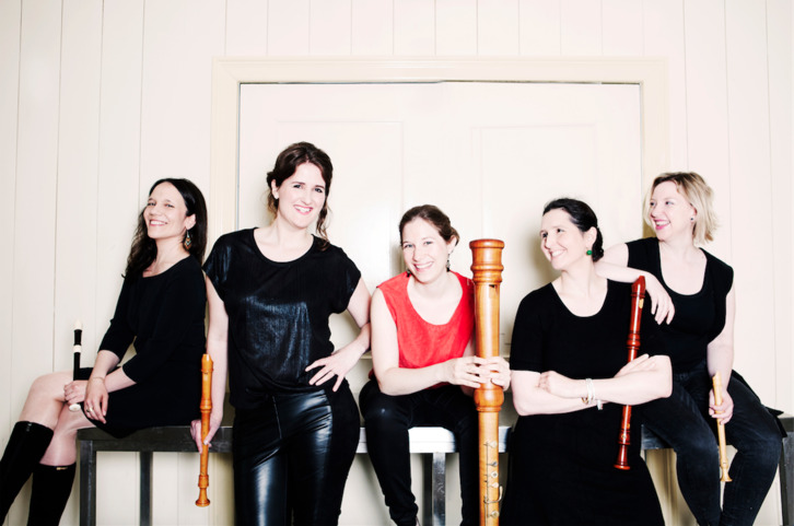 Las cinco integrantes del conjunto Seldom Sene. (NAIZ)