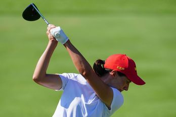 Ciganda, en la segunda jornada del torneo olímpico. (Yoshi IWAMOTO / AFP)