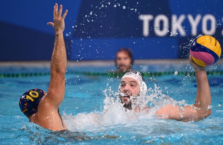 Filipovic ha marcado el gol de la victoria serbia en el último suspiro. (Martin BERNETTI / AFP)