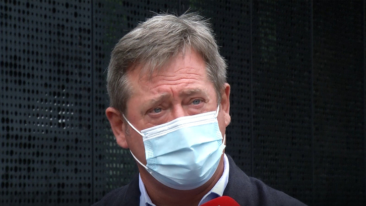 Bingen Zupiriak Getarian egin ditu adierazpenak goizean honetan. (IREKIA)