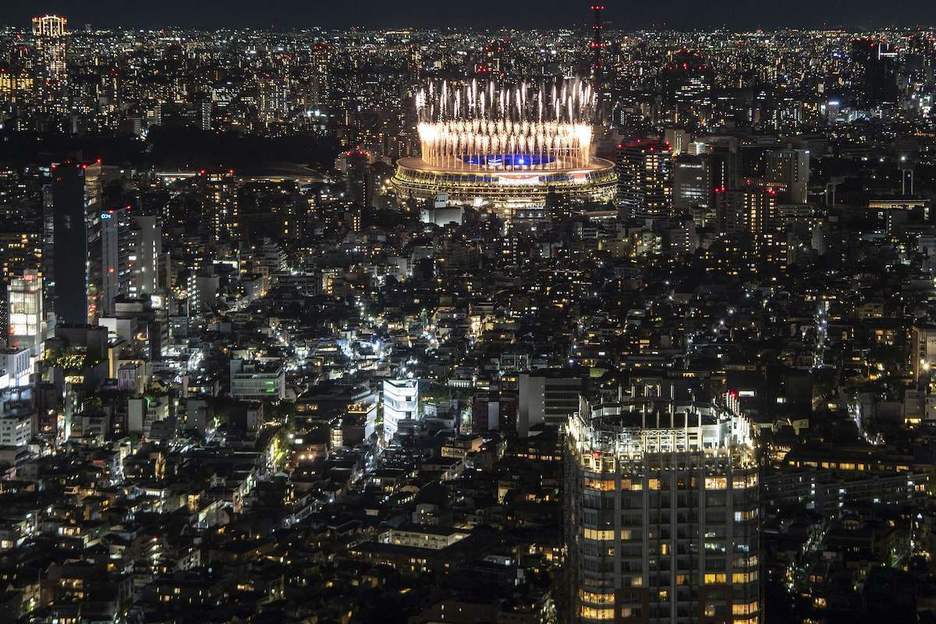 Estadio olinpikoa, Tokioko beste ikuspegi batetik. (Charly TRIBALLEAU / AFP) Estadio olinpikoa, Tokioko beste ikuspegi batetik. (Charly TRIBALLEAU / AFP)