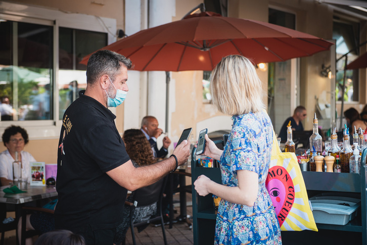 Es necesario el pase sanitario para entrar en locales de hostelería. (Guillaume FAUVEAU)