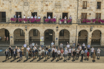 Un hommage a été rendu à Bergara le 21 juillet dernier pour le 4(e anniversaire du mouvement. © Jaizki FONTANEDA / FOKU