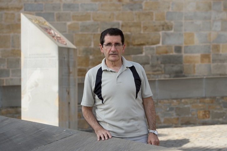 Peio Monteano es uno de los grandes especialistas sobre la conquista española de Nafarroa en el siglo XVI. (FOTOGRAFÍAS: Iñigo URIZ/FOKU)