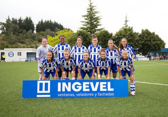 El once con el que ha saltado el Alavés para enfrentarse al Pradejón en Ibaia. (Deportivo Alavés)