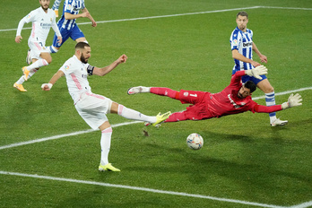 Tradicionalmente, el Real Madrid ha sido un rival que se le atraganta al Alavés en Mendizorrotza. (Endika PORTILLO/FOKU)