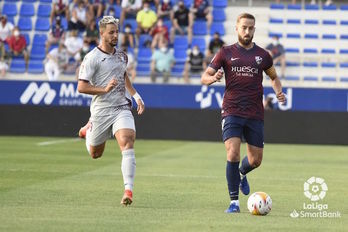Fran Sol es uno de los nueve futbolistas que han debutado hoy con el Eibar. (LaLiga)