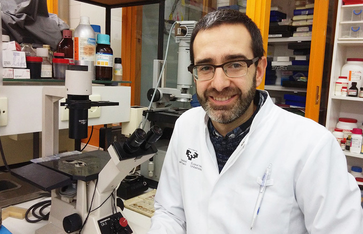 Iker Badiola, UPV/EHU-ko ikerlaria eta irakaslea. (UPV-EHU)