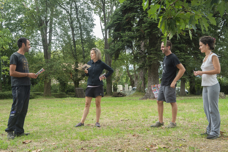 Mikel Gomez, Andere Ormazabal, Piter Juez eta Amaia Mintegi, ITAko kideak. (Monika DEL VALLE/FOKU)