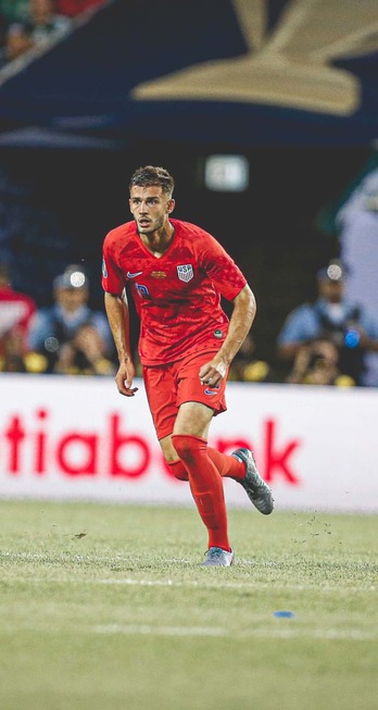 Matt Miazga AEBtako selekzioaren partida batean. (US SOCCER)